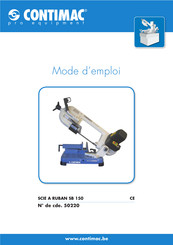 Contimac SB 150 Mode D'emploi