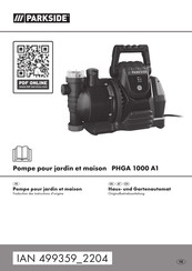 Parkside PHGA 1000 A1 Traduction Des Instructions D'origine