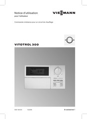 Viessmann VITOTROL 300 Notice D'utilisation