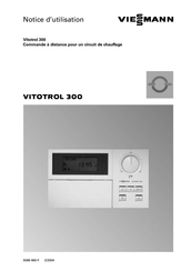 Viessmann VITOTROL 300 Notice D'utilisation