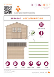 Kiehn-Holz KH 44-002 Instructions De Montage