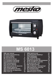 Mesko MS 6013 Mode D'emploi