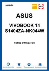 Asus S1404ZA-NK044W Manuel Électronique