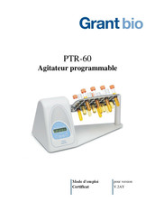 Grant bio PTR-60 Mode D'emploi