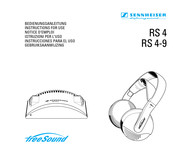 Sennheiser freeSound RS 4-9 Notice D'emploi