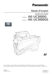 Panasonic AK-UC3000G Mode D'emploi