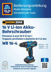 Workzone WB 16-4 Mode D'emploi