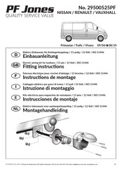 PF Jones 29500525PF Instructions De Montage