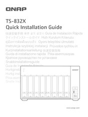 QNAP TS-832X Guide D'installation Rapide