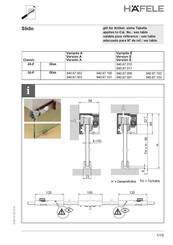 Häfele 940.67.010 Manuel D'installation