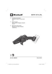 EINHELL 4600035 Mode D'emploi