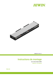 Hiwin LMSSA-02-1-FR-2306-MA Instructions De Montage