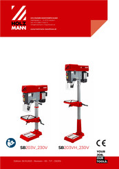 HOLZMANN MASCHINEN SB203VH 230V Mode D'emploi