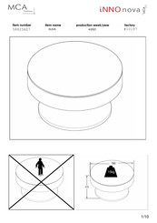 MCA furniture 58825AZ7 Instructions De Montage