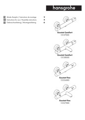 Hansgrohe Ecostat Fine 13327 0 Serie Mode D'emploi / Instructions De Montage