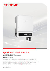 Goodwe GW12KLV-SDT-20 Guide De Démarrage Rapide