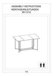 Aosom WF319702 Instructions De Montage