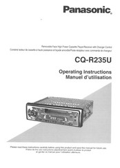 Panasonic CQ-R235U Manuel D'utilisation