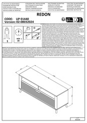 Forma Ideale UP 01440 Instructions D'assemblage