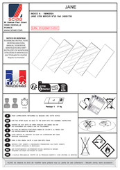 SCIAE JANE 0709 24SB1730 Instructions De Montage