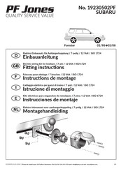 PF Jones 19230502PF Instructions De Montage