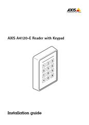 Axis A4120-E Guide D'installation