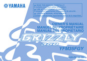 Yamaha GRIZZLY 350 2009 Manuel Du Propriétaire