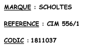 SCHOLTES CIM 556/1 Mode D'emploi