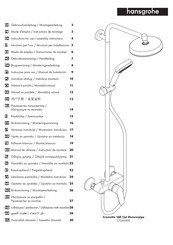 Hansgrohe Crometta 160 1jet Showerpipe 27266400 Mode D'emploi / Instructions De Montage