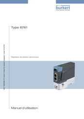 Burkert 8761 Manuel D'utilisation