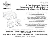 Whalen Bayside Furnishings CSCO3PO-6 1635498 Instructions De Montage