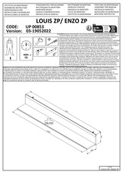 INOSIGN LOUIS ZP UP 00853 Instructions D'assemblage