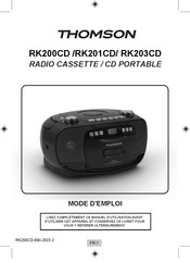 THOMSON RK200CD Mode D'emploi