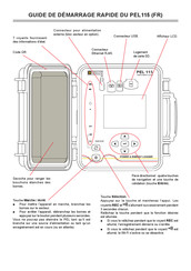 Chauvin Arnoux PEL 115 Guide De Démarrage Rapide