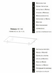 HORI HD 140 Instructions De Montage