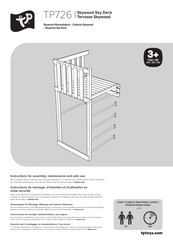 TP Skywood TP726 Instructions De Montage, D'entretien Et D'utilisation