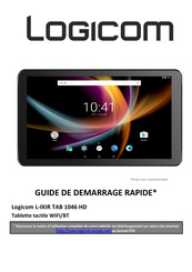 LOGICOM L-IXIR TAB 1046 HD Guide De Démarrage Rapide