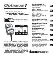 TecMate Optimate 1 TM402 Mode D'emploi