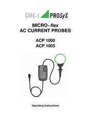 GMC-I PRO SyS ACP 1000/2 Notice D'utilisation