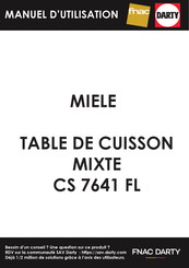 Miele SmartLine CS 7641 FL Mode D'emploi Et Instructions De Montage