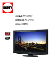 Panasonic Viera TX-LF37S20 Mode D'emploi