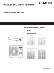 Hitachi RAS-6.5TNESMH1 Série Manuel D'installation Et D'entretien