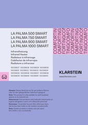 Klarstein LA PALMA 500 SMART Mode D'emploi