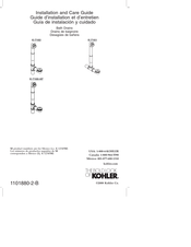 Kohler ClearFlo 7160-TF-BV Guide D'installation Et D'entretien