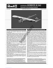 REVELL AUSTRIAN AIRBUS A 340 Mode D'emploi