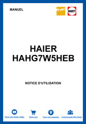 Haier HAHG7W5HEB Manuel D'utilisation