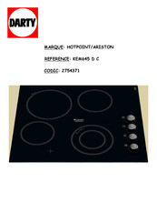 Hotpoint Ariston KRM 640 X Mode D'emploi