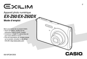 Casio Exilim EX-Z60 Mode D'emploi