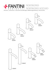 Fantini Rubinetti NOSTROMO E806WF Instructions De Montage