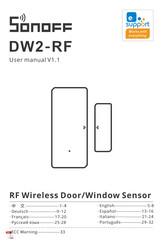 Sonoff DW2-RF Instructions D'installation